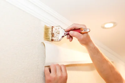 Pose de papier peint à Serpaize — revêtements muraux et toiles de verre